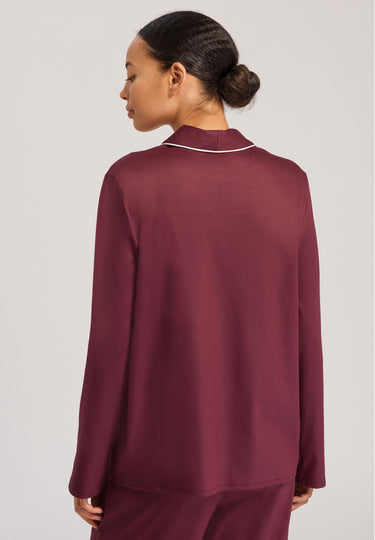 74985 Eleni L/Slv Shirt - 2423 Ruby Wine